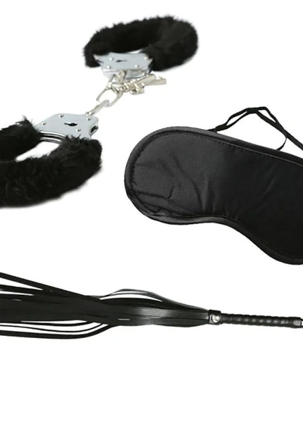 Sex & Mischief 3 Piece Intro to S&M Kit - Beginner Bondage Kit - 3 Piece Set