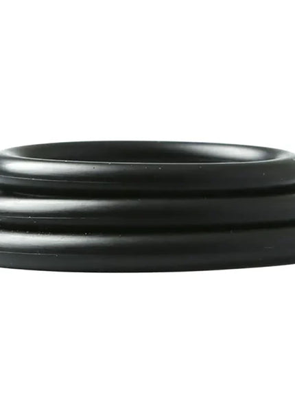 Sex & Mischief Nitrile Cock Ring 3 Pack - Black Cock Rings - Set of 3 Sizes