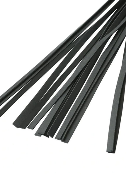 Sex & Mischief Mahogany Flogger - 76 cm Flogger Whip with Wooden Handle