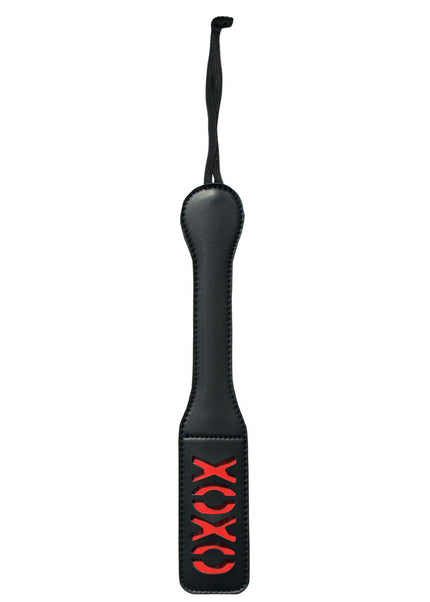 Sex & Mischief XOXO Paddle - Black - Black Paddle