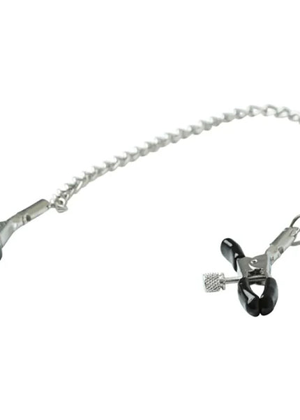 Sex & Mischief Chained Nipple Clamps - Nipple Clamps with 30 cm Chain