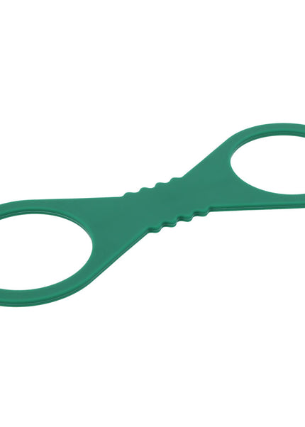 Sex & Mischief Indica Large Silicone Cuffs - Green Large Restraints