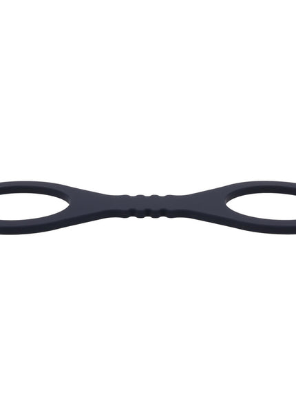 Sex & Mischief Shadow Small Silicone Cuffs - Black Small Restraints