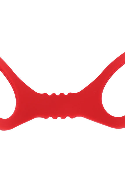 Sex & Mischief Amor Small Silicone Cuffs - Red Small Restraints