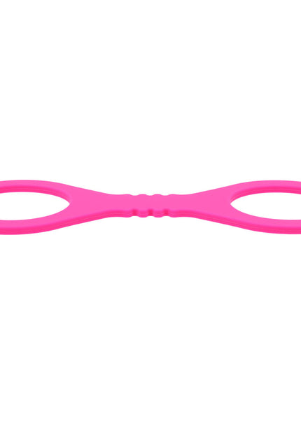 Sex & Mischief Small Hot Pink Silicone Cuffs - Hot Pink Small Restraints
