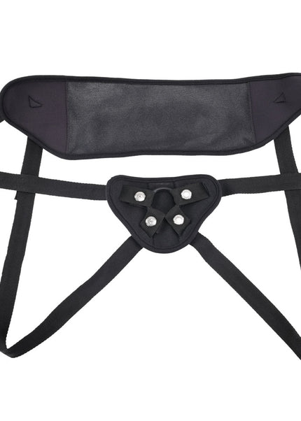 SPORTSHEETS Breathable Strap On - Black Adjustable Strap-On Harness (No Probe Included)