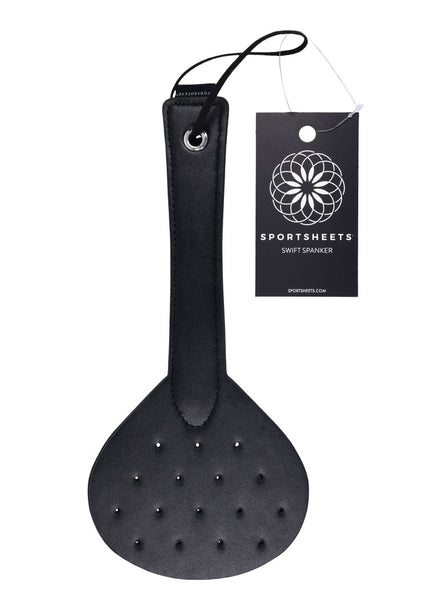 SPORTSHEETS Swift Spanker - Black Spanking Paddle