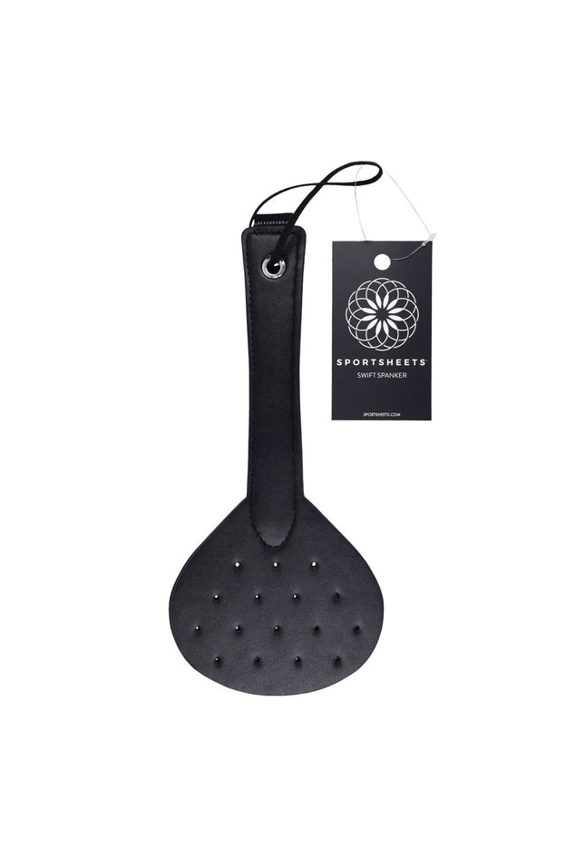 SPORTSHEETS Swift Spanker - Black Spanking Paddle