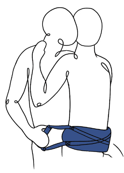 Pivot Deluxe Doggie Strap - Black Position Harness Strap