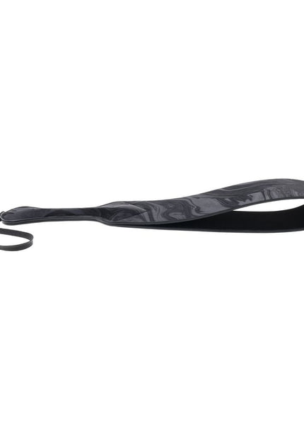 SPORTSHEETS Velvet Noir Loop Paddle - Black 42 cm Paddle