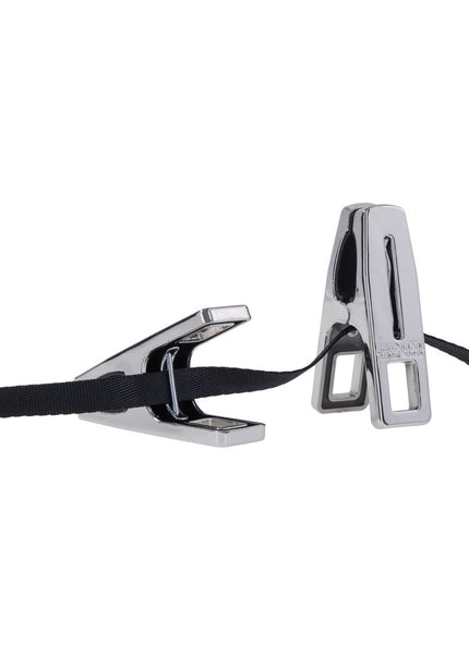 EDGE Body Zipper Clothes Pins - Chrome Chrome Pins - Set of 16