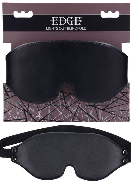 EDGE Lights Out Blindfold - Black Eyemask Restraint