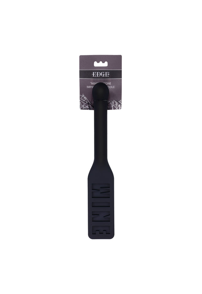 EDGE MINE Silicone Paddle - Black Spanking Paddle