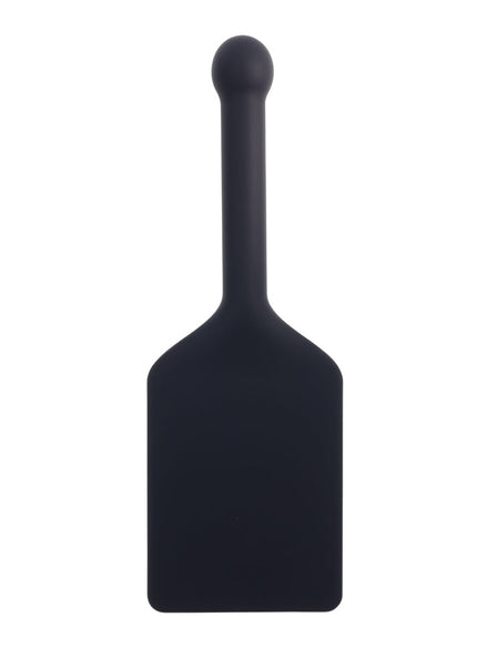 EDGE FUCK TOY Silicone Paddle - Black Silicone Spanking Paddle