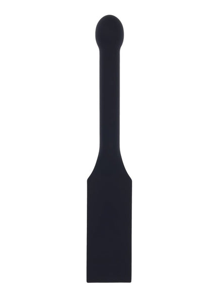 EDGE Spiked Silicone Paddle - Black Spanking Paddle with Insertable Handle
