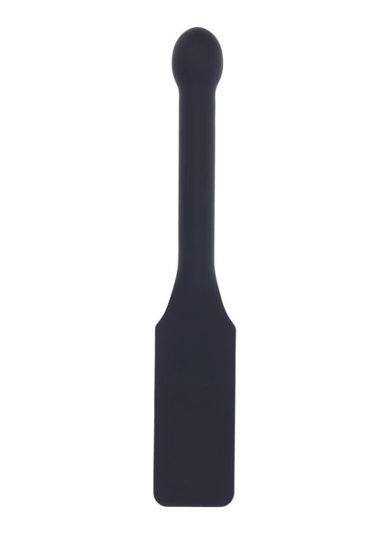 EDGE Pins & Needles Silicone Paddle - Black Spanking Paddle with Insertable Handle