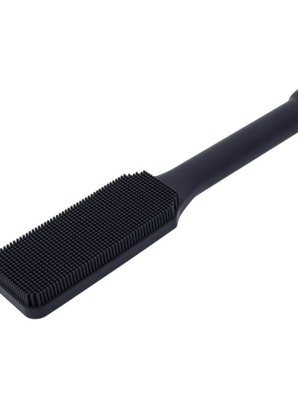 EDGE Pins & Needles Silicone Paddle - Black Spanking Paddle with Insertable Handle