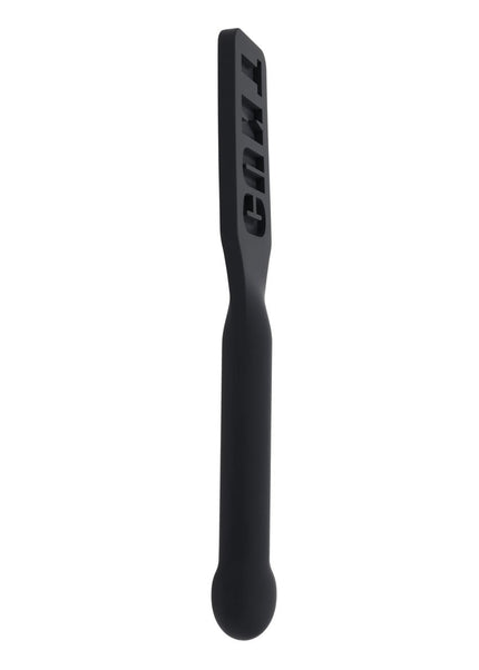 EDGE CUNT Silicone Paddle - Black Silicone Paddle with Insertable Handle