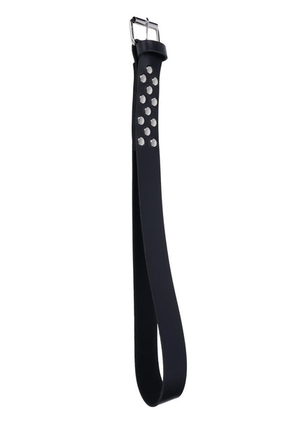 EDGE Leather Belt Spanker - Black Spanking Whip