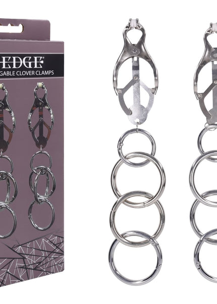 EDGE Tuggable Clover Clamps - Metal Nipple Restraints