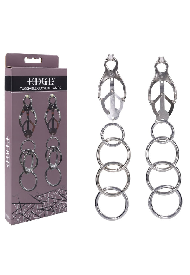 EDGE Tuggable Clover Clamps - Metal Nipple Restraints