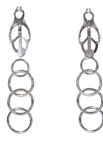 EDGE Tuggable Clover Clamps - Metal Nipple Restraints