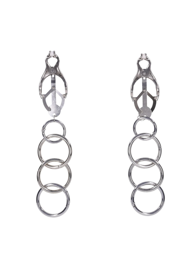 EDGE Tuggable Clover Clamps - Metal Nipple Restraints