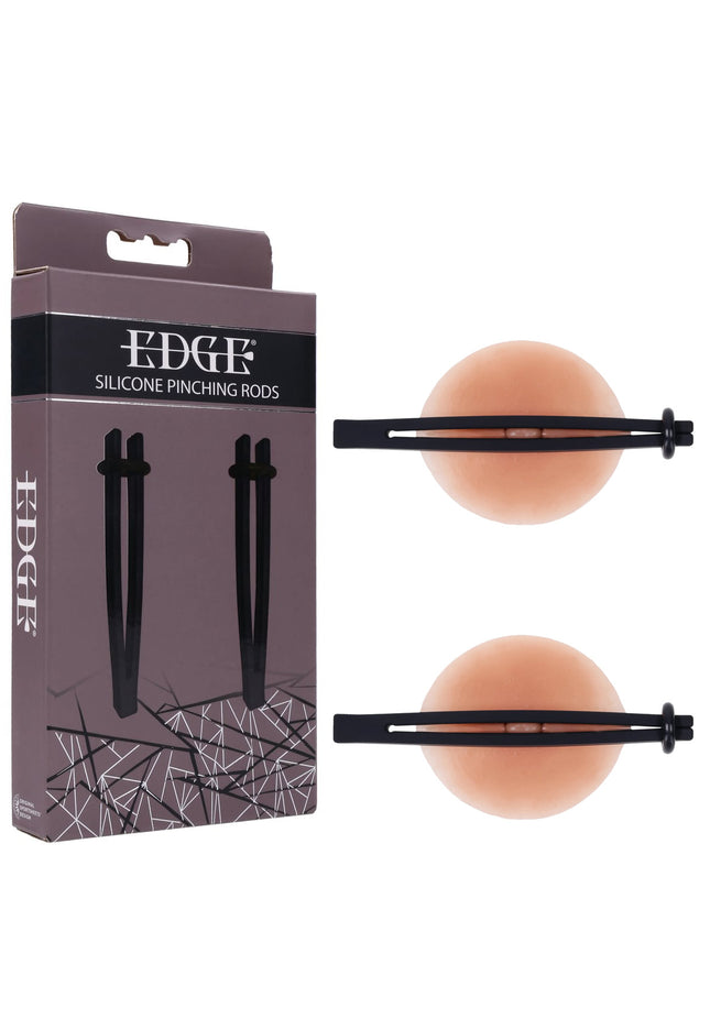 EDGE Silicone Pinching Rods - Black Nipple Restraints