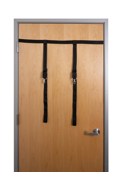 EDGE Adjustable Door Restraints - Black Restraints (Cuffs not included)