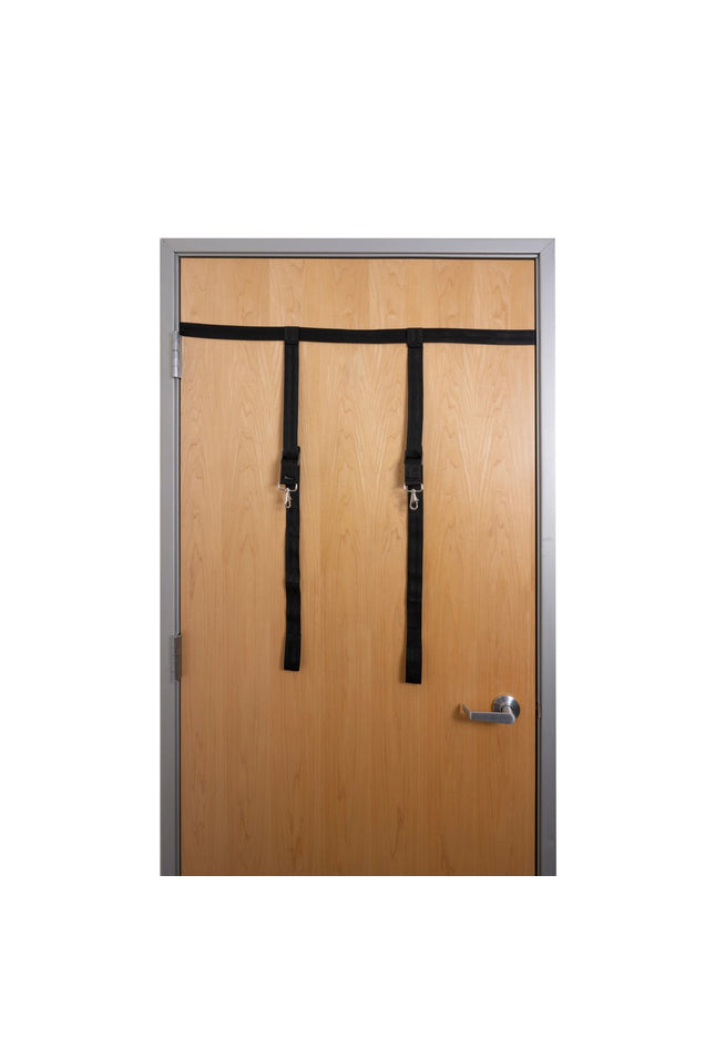 EDGE Adjustable Door Restraints - Black Restraints (Cuffs not included)