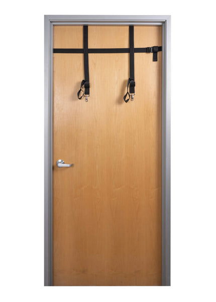 EDGE Adjustable Door Restraints - Black Restraints (Cuffs not included)