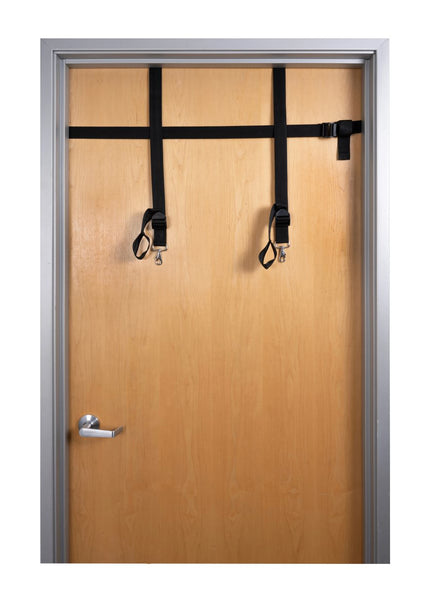 EDGE Adjustable Door Restraints - Black Restraints (Cuffs not included)