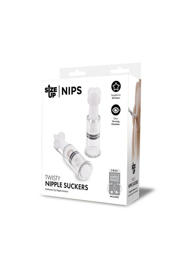 Size Up Twisty Nipple Suckers - Small - Set of 2