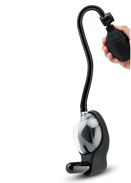 Size Up Vibrating Mini Pussy & Clitoral Pump - Clear USB Rechargeable Vibrating Vaginal and Clitoral Pump