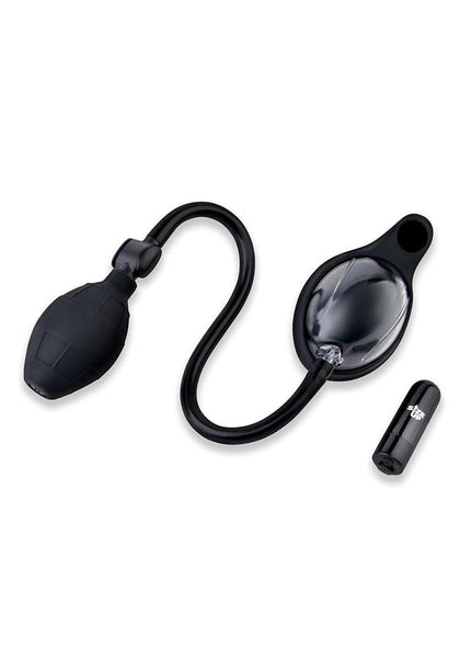 Size Up Vibrating Mini Pussy & Clitoral Pump - Clear USB Rechargeable Vibrating Vaginal and Clitoral Pump