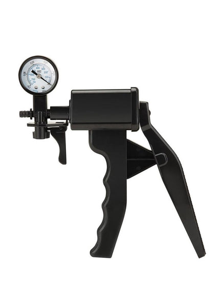 Size Up Ergonomic Trigger Penis Pump with Pressure Gauge - Clear Penis Pump