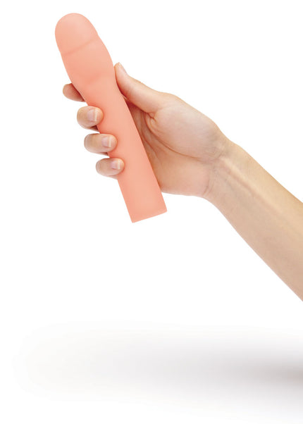 Size Up Realistic 2 Inch Penis Extender - Flesh 5 cm (2'') Penis Extension Sleeve