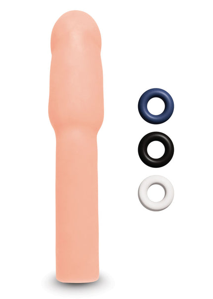 Size Up Realistic 4 Inch Penis Extender - Flesh 10.1 cm (4'') Penis Extension Sleeve