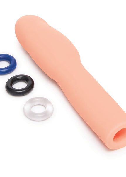 Size Up Realistic 4 Inch Penis Extender - Flesh 10.1 cm (4'') Penis Extension Sleeve