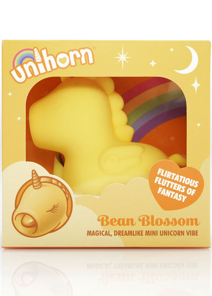Unihorn - Bean Blossom - Yellow USB Rechargeable Flicking Stimulator