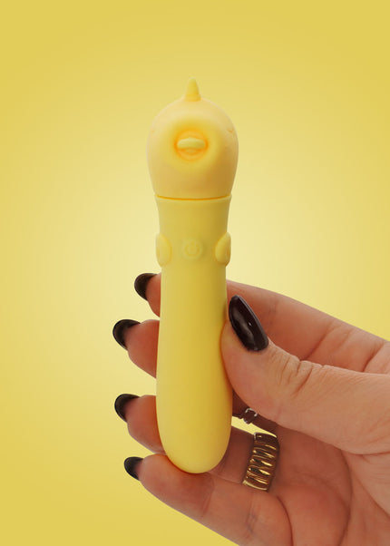 Unihorn - USB Bullet - Bean Blossom - Yellow USB Rechargeable Vibrating Bullet