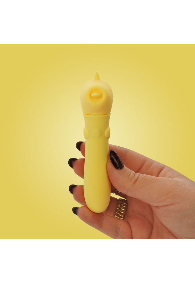 Unihorn - USB Bullet - Bean Blossom - Yellow USB Rechargeable Vibrating Bullet