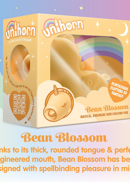 Unihorn - Bean Blossom - Yellow USB Rechargeable Flicking Stimulator