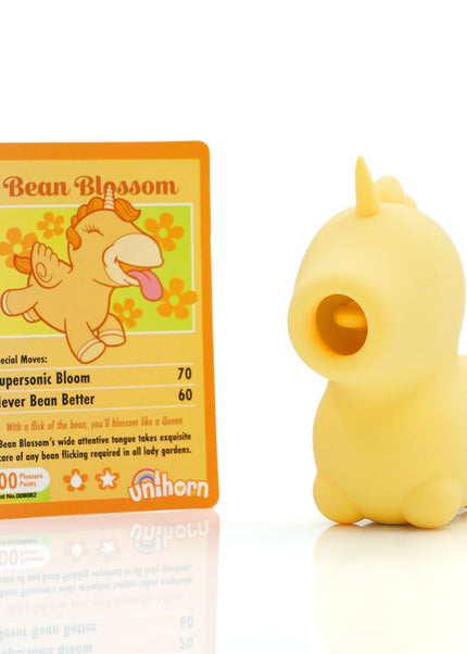Unihorn - Bean Blossom - Yellow USB Rechargeable Flicking Stimulator