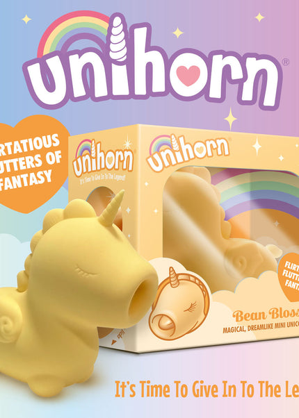 Unihorn - Bean Blossom - Yellow USB Rechargeable Flicking Stimulator