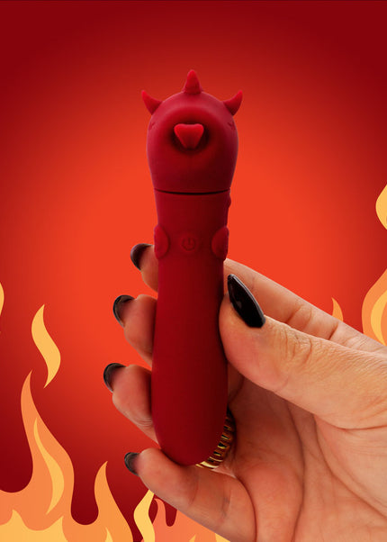 Unihorn - USB Bullet - Blaze Diablo - Red USB Rechargeable Vibrating Bullet
