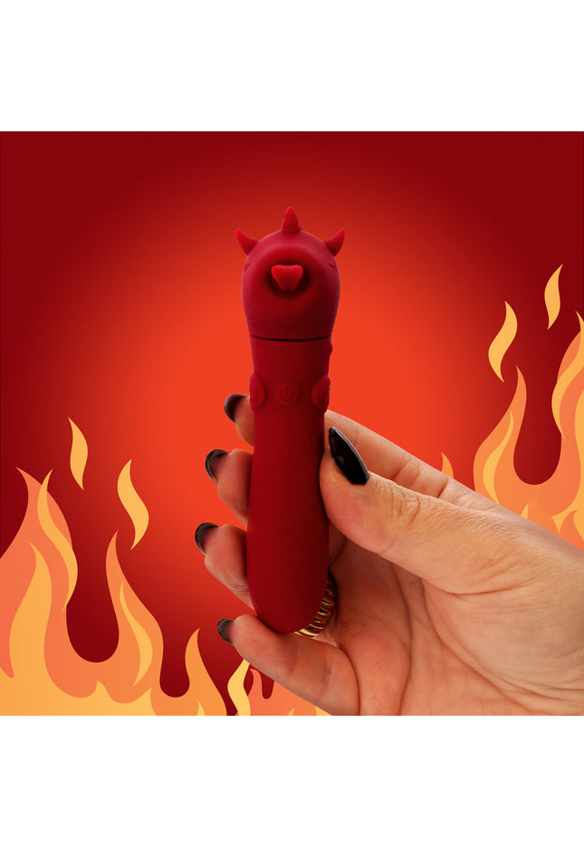Unihorn - USB Bullet - Blaze Diablo - Red USB Rechargeable Vibrating Bullet