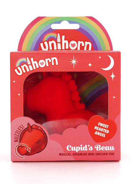 Unihorn - Cupid's Beau - Red USB Rechargeable Heart Nosed Stimulator