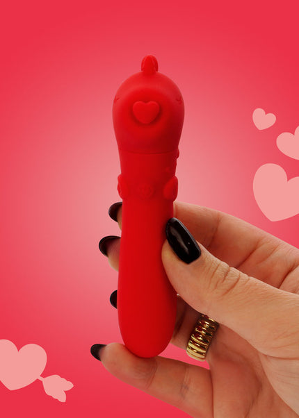 Unihorn - USB Bullet - Cupid's Beau - Red USB Rechargeable Vibrating Bullet