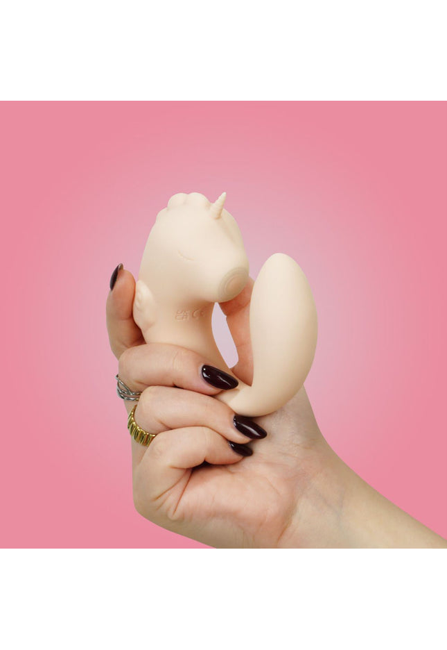 Unihorn - C Horse - Coral Throb - Coral USB Rechargeable Dual Unicorn Vibrator